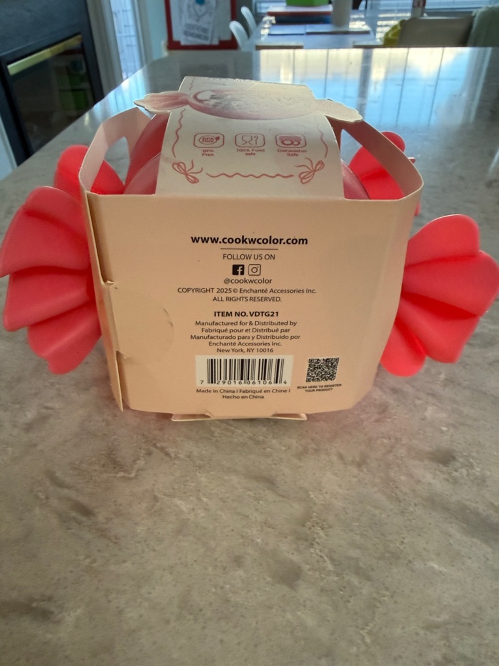 Cook With Color 2 Piece Fillable Candy Containers Set NWT - Picture 4 of 5